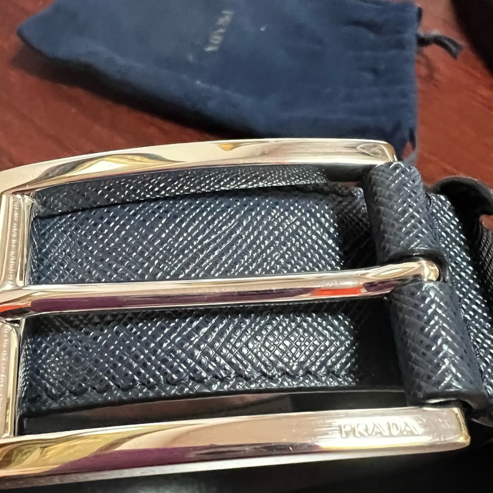 Prada Men’s Belt, Saffiano Leather size 32